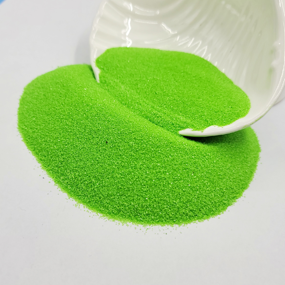 Green Color Sand