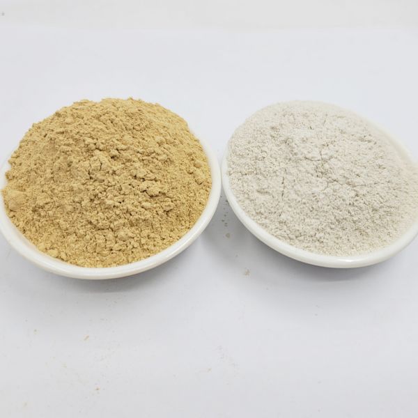 Bentonite Yellow Color and White Color